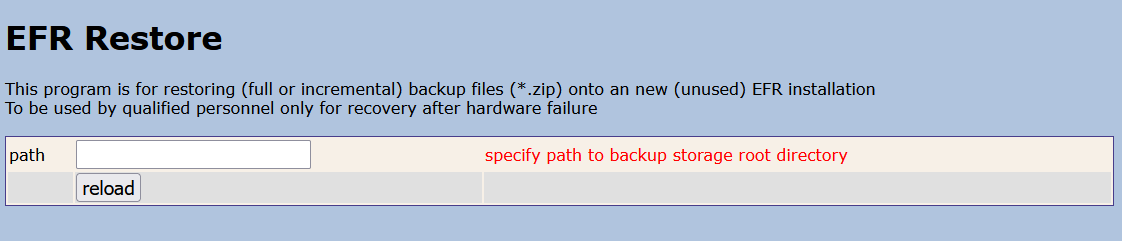 Backup-Restore