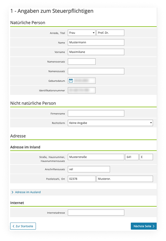 MeinElster_Data-Check